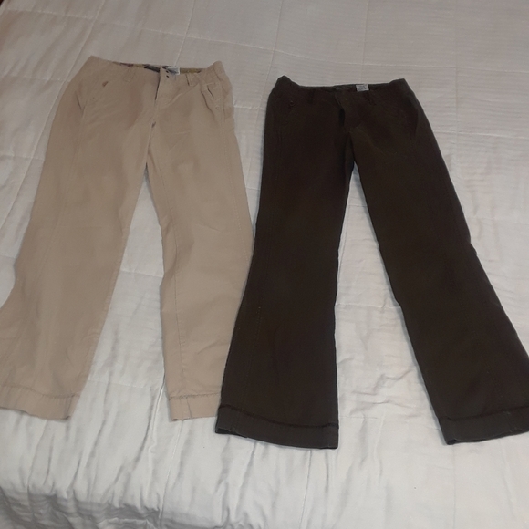 EDDIE Bauer 100% Cotton Tan Pants Size 4 - Picture 7 of 7